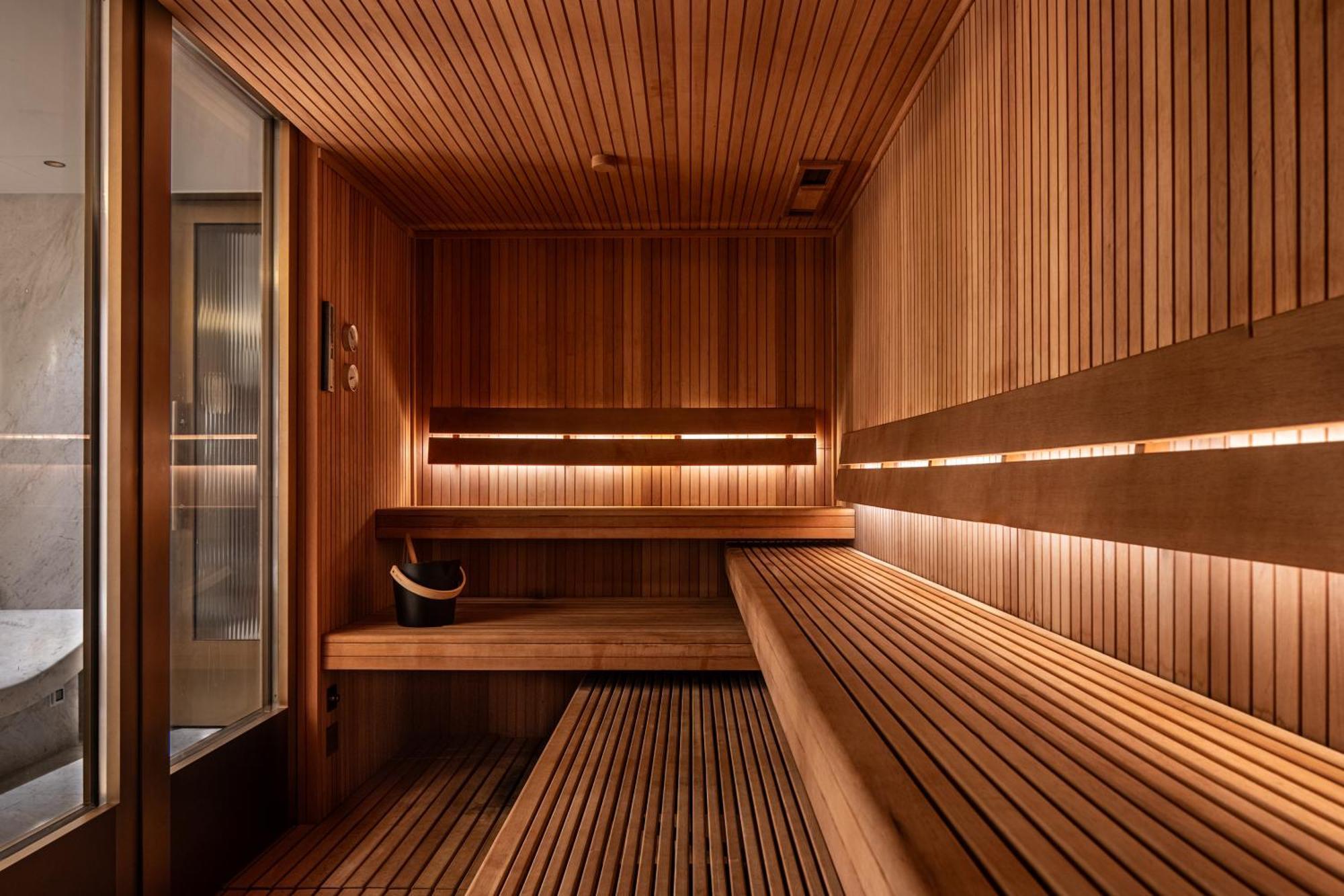 Rosewood Sao Paulo Hotell Exteriör bild A modern Finnish sauna